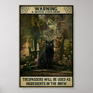 Poster Halloween vintage