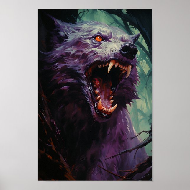 Poster Halloween Werewolf (Frente)