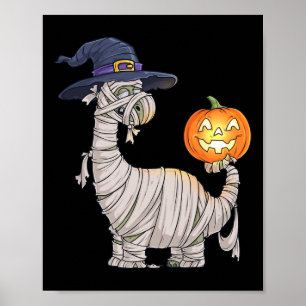 Poster Halloween Zombie Mummy Dinosaur Wity Scary Boys G