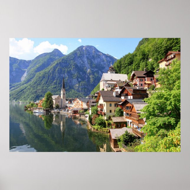 Poster Hallstatt, Áustria (Frente)
