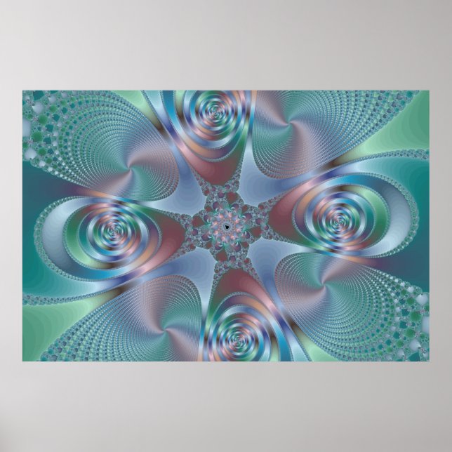 Poster Halo - Fractal (Frente)