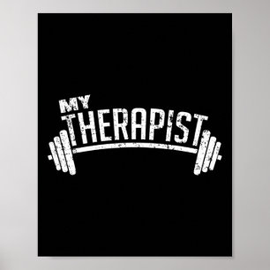 Poster Halterofilismo musculação haltere