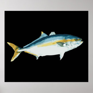 Poster Hamachi Yellowtail Amberjack