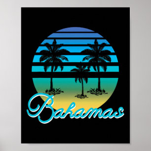 Poster Hamas Lembrança Vintage Surf Tropical Praia