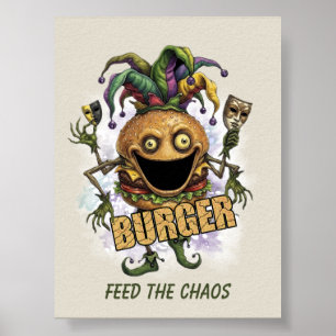 Poster Hamburger Amigo do Bobo do Vazio