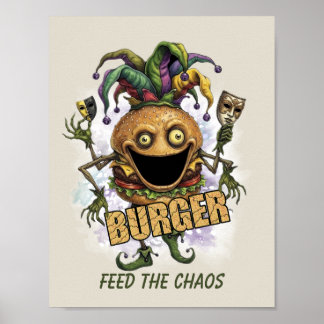 Poster Hamburger Amigo do Bobo do Vazio