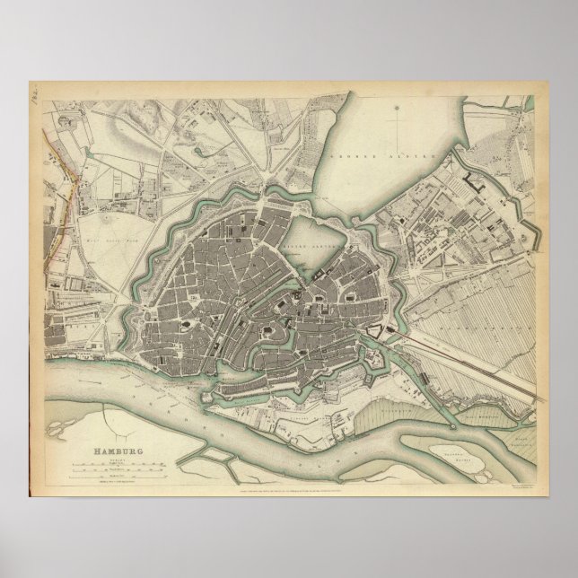 Pôster Hamburgo (Frente)