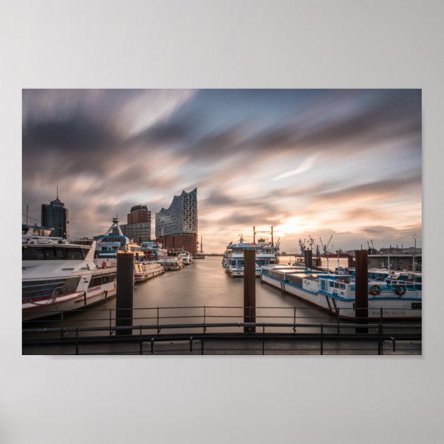 Poster Hamburgo Alemanha (Frente)