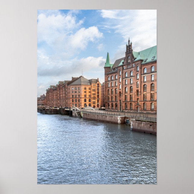 Poster Hamburgo Alemanha (Frente)