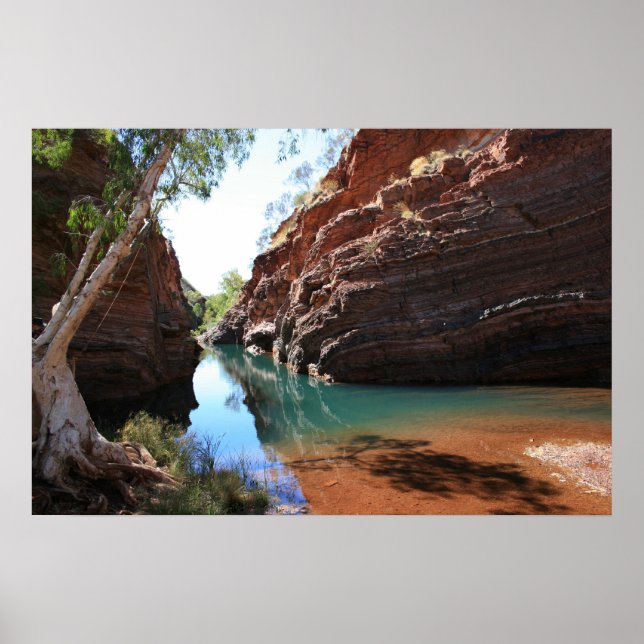 Poster Hamersley Gorge, Parque Nacional de Karijini - Pos (Frente)