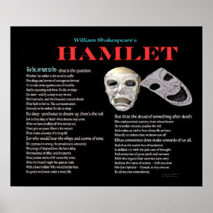 Poster Hamlet a ser ou a não ser
