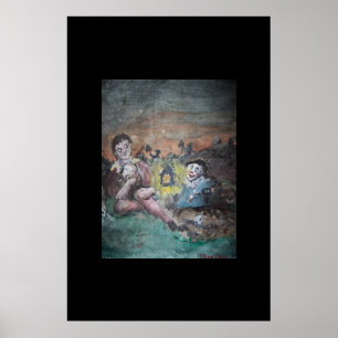 Pôster Hamlet no cemitério