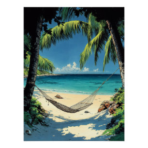 Pôster Hammock pelo Mar