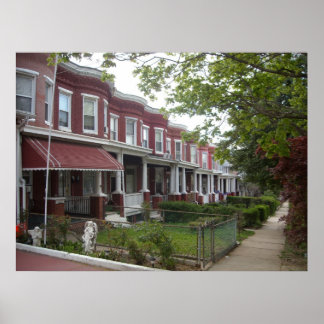 Poster Hampden Rowhouses