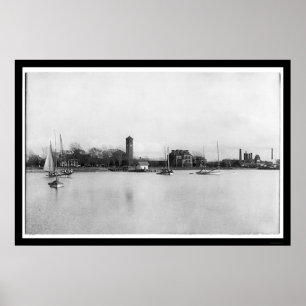 Pôster Hampton Institute Campus in Virginia 1899