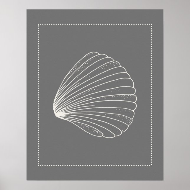 Poster Hamptons Style Clam Shell (Frente)