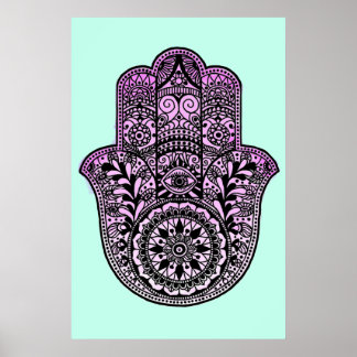 Poster Hamsa Hand