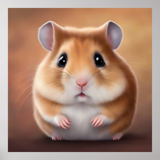Poster Hamster Bonito (Frente)