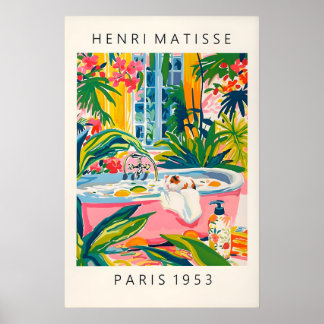 Poster Hamster na Banheira Arte Impressa Tropical Banheir