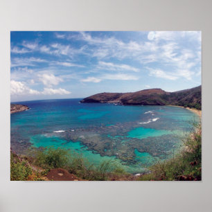 Poster Hanauma Bay Hawaii