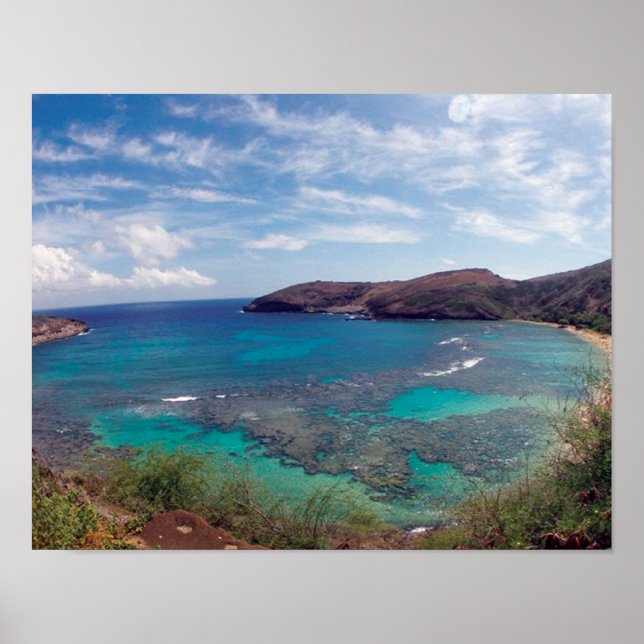 Poster Hanauma Bay Hawaii (Frente)