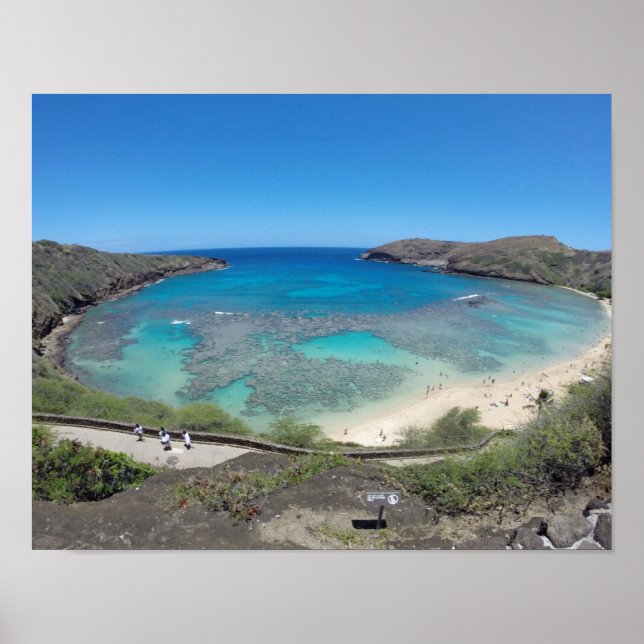 Pôster Hanauma Bay Hawaii (Frente)
