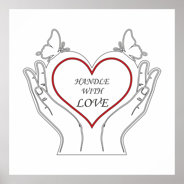Poster Handle With Love (Frente)