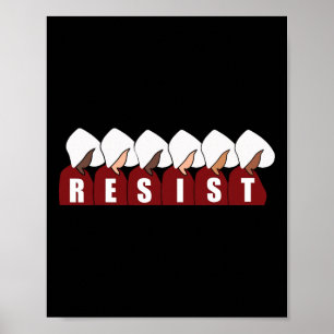 Poster Handmaid Resist Feminista Protesto 1
