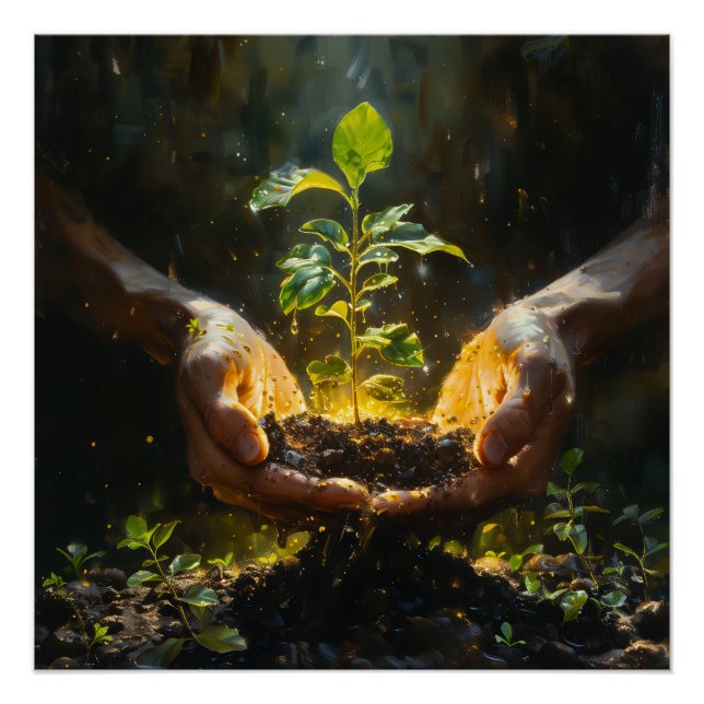 Pôster Hands Holding Hope (Frente)