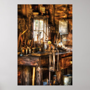 Poster Handyman - Messy Workbench