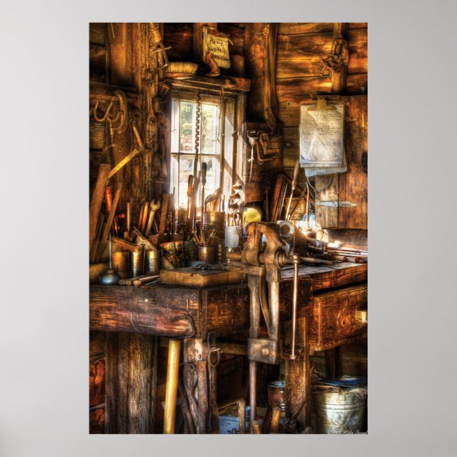 Poster Handyman - Messy Workbench (Frente)