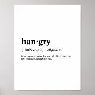 Poster Hangry