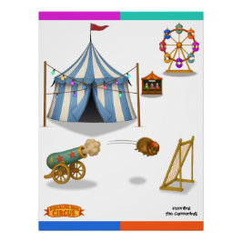 Pôster Hannibal a Bala de Canhão