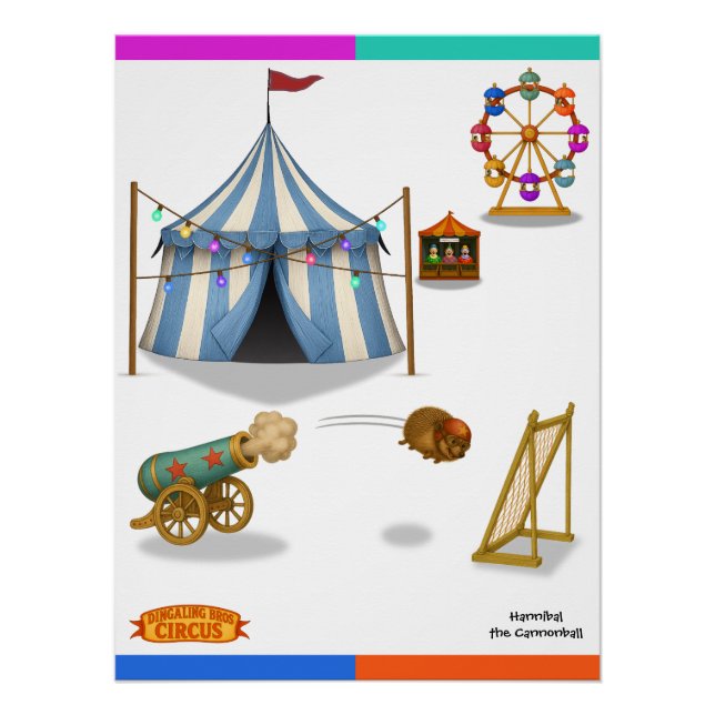 Pôster Hannibal a Bala de Canhão (Frente)