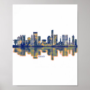Poster Hanoi Skyline