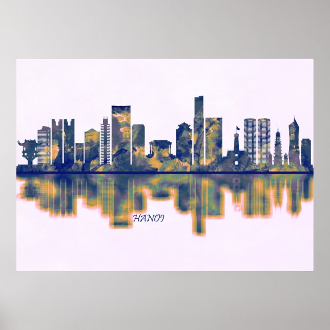 Poster Hanoi Skyline (Frente)