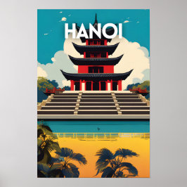 Poster Hanoi Vietnam