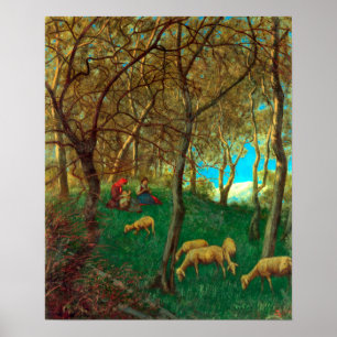 Poster Hans Thoma No Lago Garda