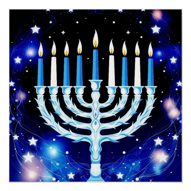 PÔSTER HANUKKA  (Frente)
