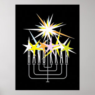 Poster Hanukkah Lights