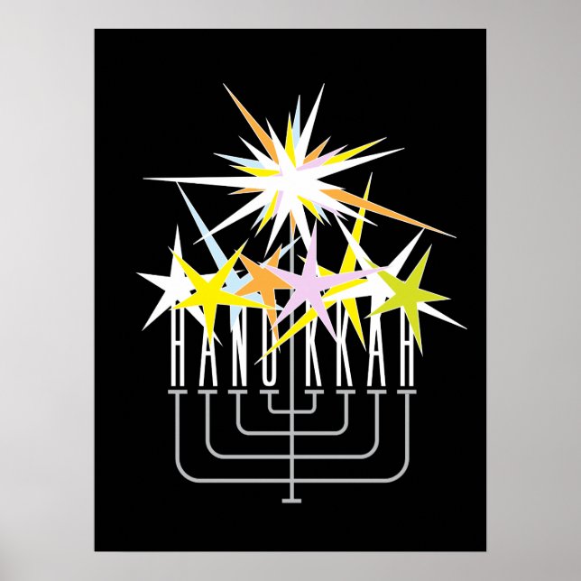 Poster Hanukkah Lights (Frente)