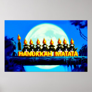 Poster Hanukkah Matata
