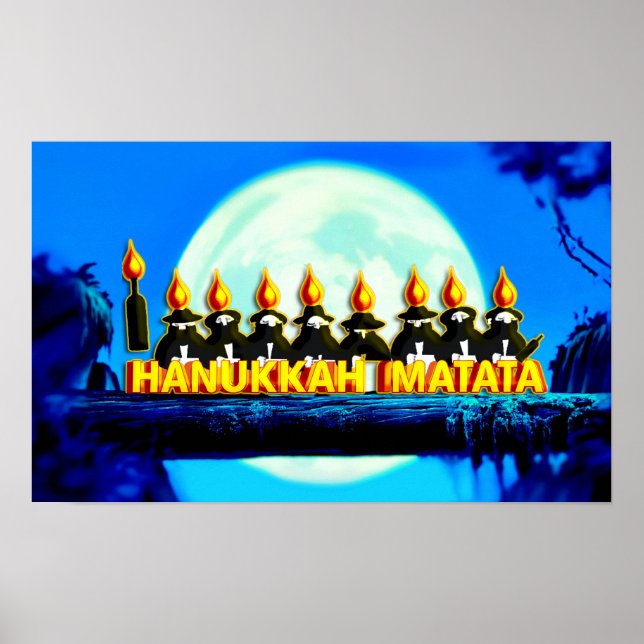 Poster Hanukkah Matata (Frente)