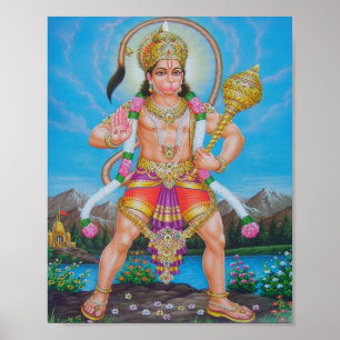 Pôster Hanuman, indianGod