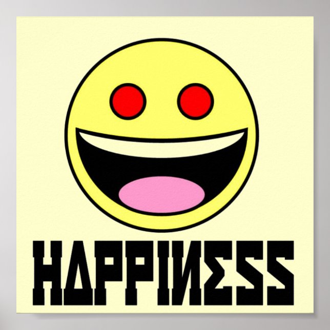 Pôster Happiness (Frente)