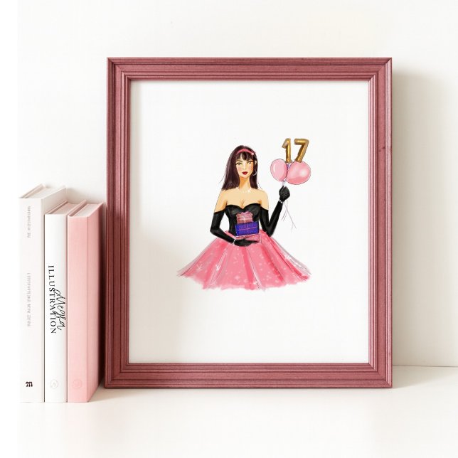 Poster Happy 17th birthday  (Criador carregado)