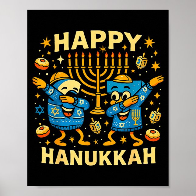 Poster Happy 67 Hanukkah Funny Holiday Meme Design  (Frente)