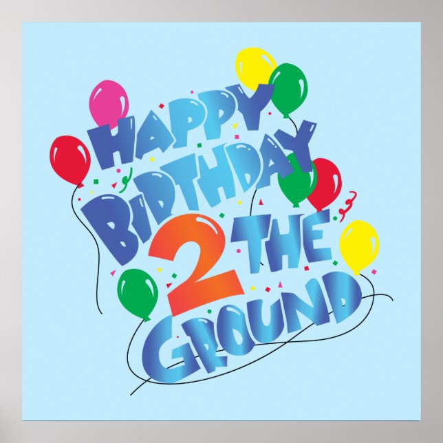 Poster Happy Birthday (Frente)