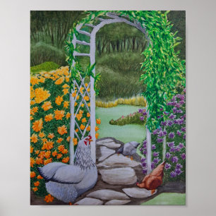 Poster Happy Chicken Park