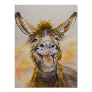 Pôster Happy Donkey
